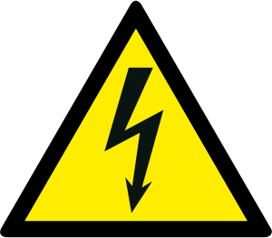 W012 Pericol electric