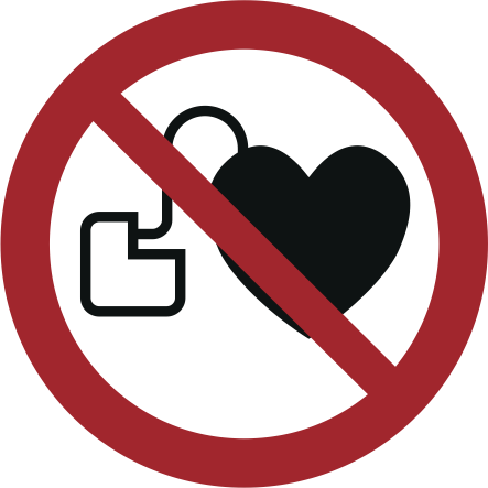 P007 Interzis cu dispozitive cardiace