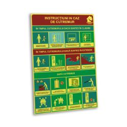 instructiuni in caz de cutremur
